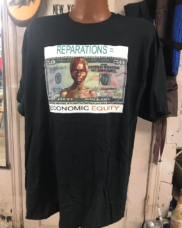 Black reparayions sort sleeve shirt